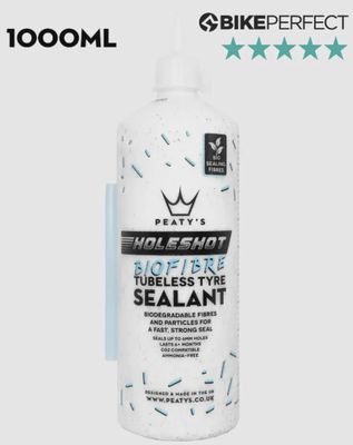 Peaty's Holeshot BioFibre Tubeless Tyre Sealant
