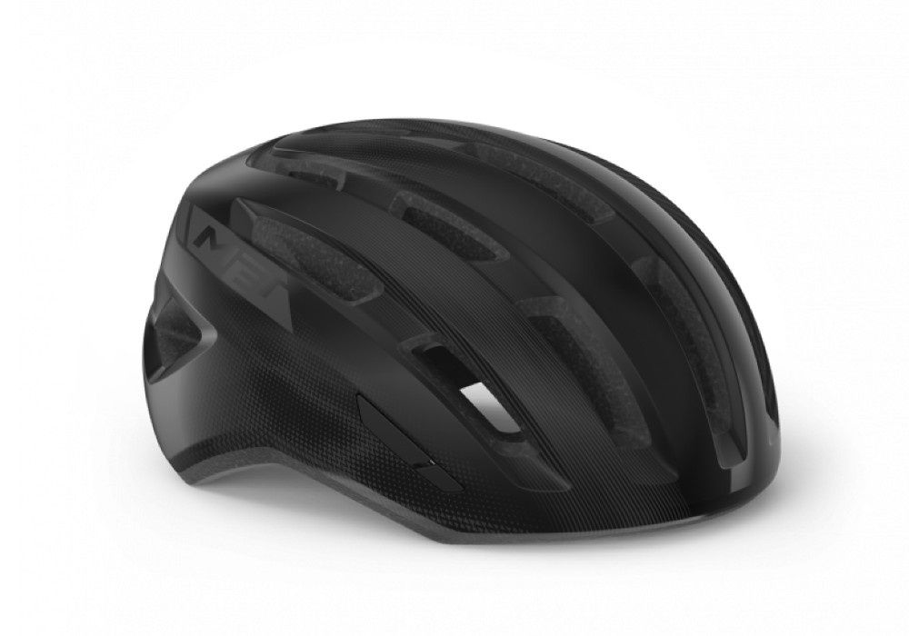 MET Miles Helmet, Colour: Black, Size: L 58-61cm