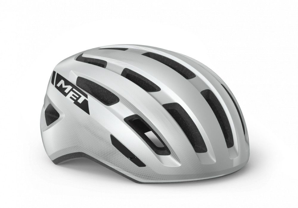 MET Miles Mips Helmet, Colour: White, Size: L 58-61cm