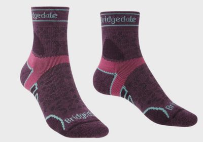 Bridgedale Women's Trail Run Ultra Light T2 Merino Sport 3/4 Crew