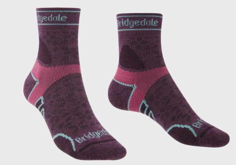 Bridgedale Women's Trail Run Ultra Light T2 Merino Sport 3/4 Crew