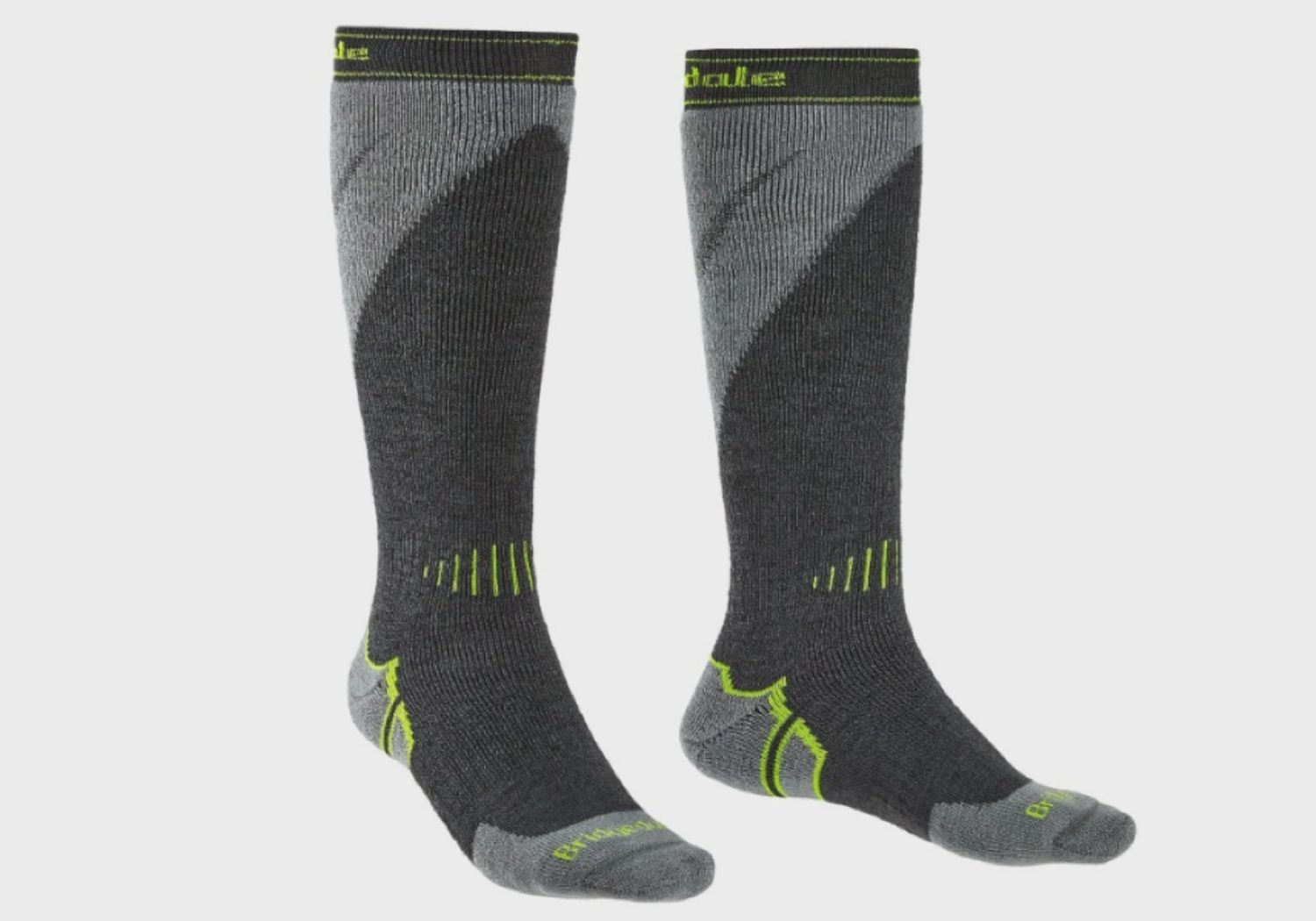 Bridgedale Ski Midweight + Merino Performance Over Calf Sock, Size: M UK 6-8.5