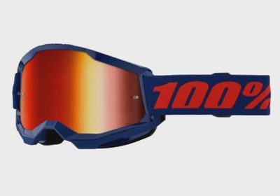 100% Strata 2 Goggles Mirror Lens