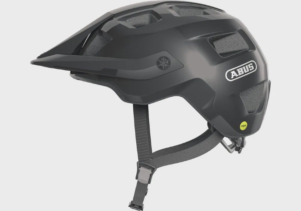 Abus MoTrip MIPS Helmet, Colour: Shiny Black, Size: M 54-58cm