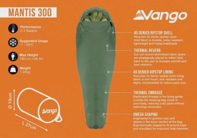 Vango Mantis 300 Sleeping Bag