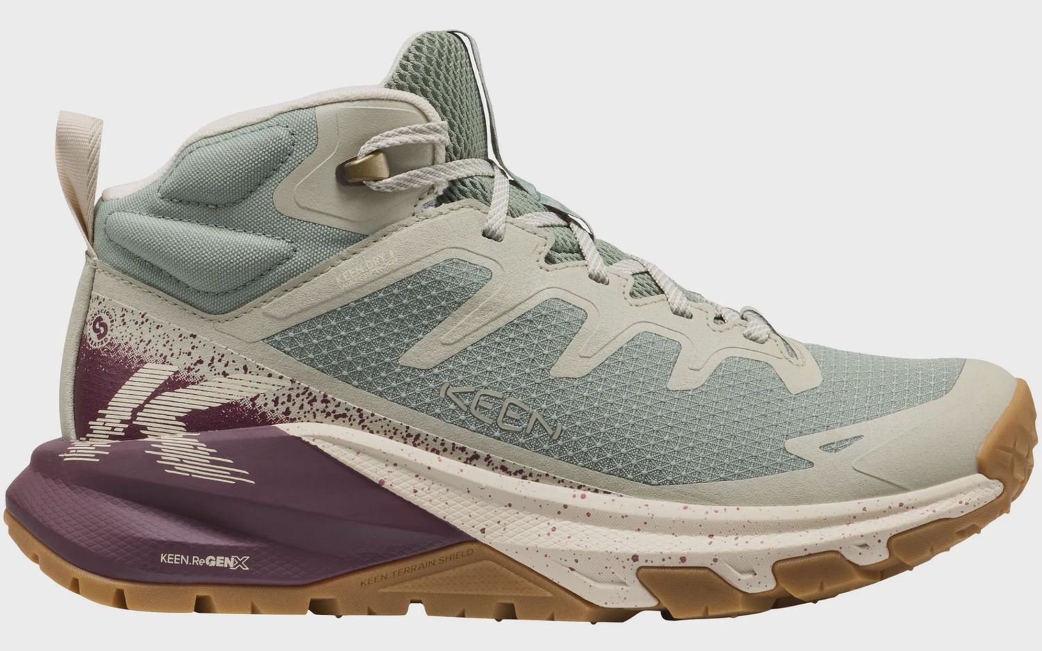 Keen Women's Targhee Apex Waterproof Boot, Colour: Lily Pad/Fig, Size: UK 4/EU 37