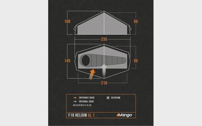 Vango F10 Helium UL 1 Tent