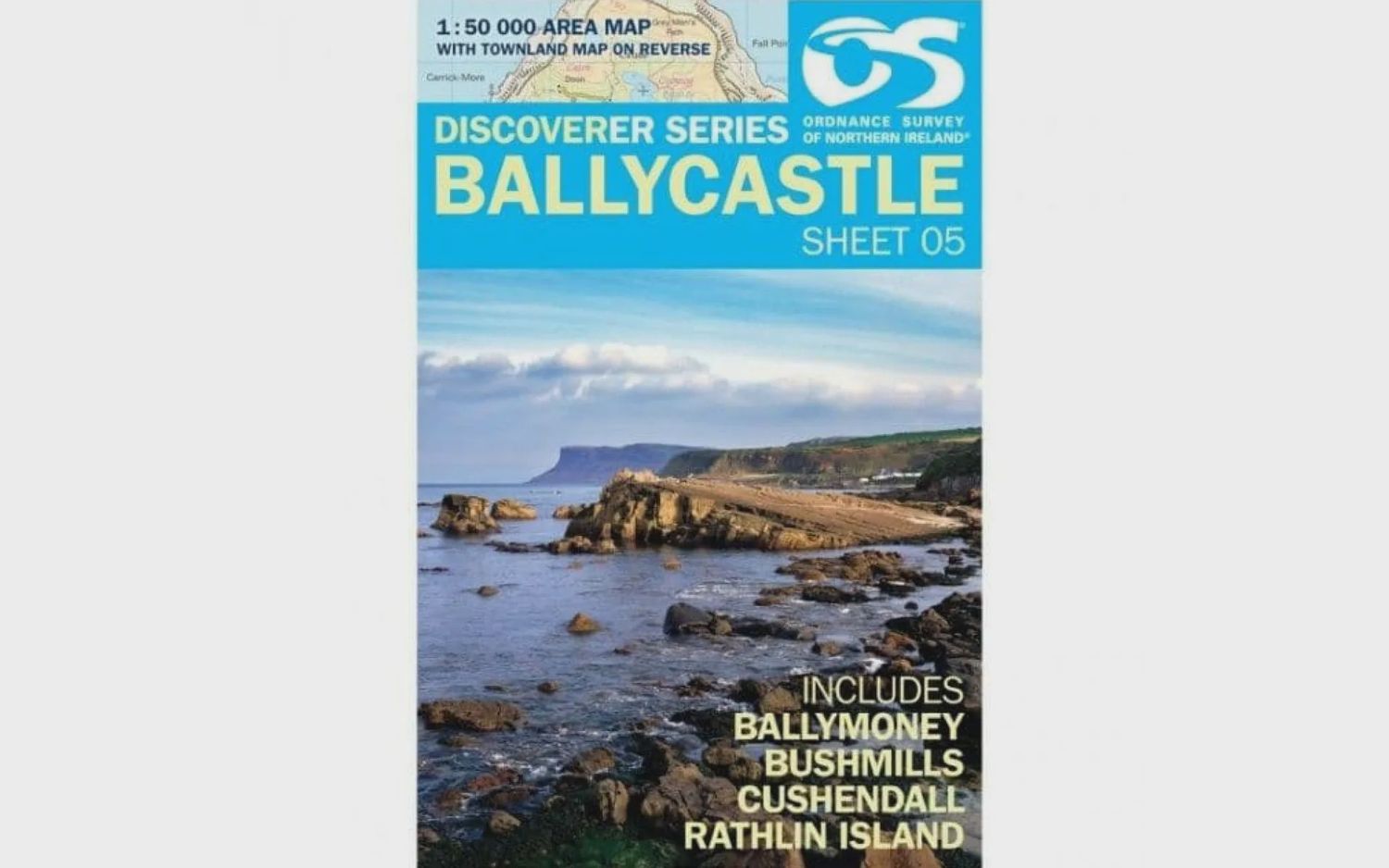 OS Discoverer Series Map Ballycastle 1:50 000 Sheet 05
