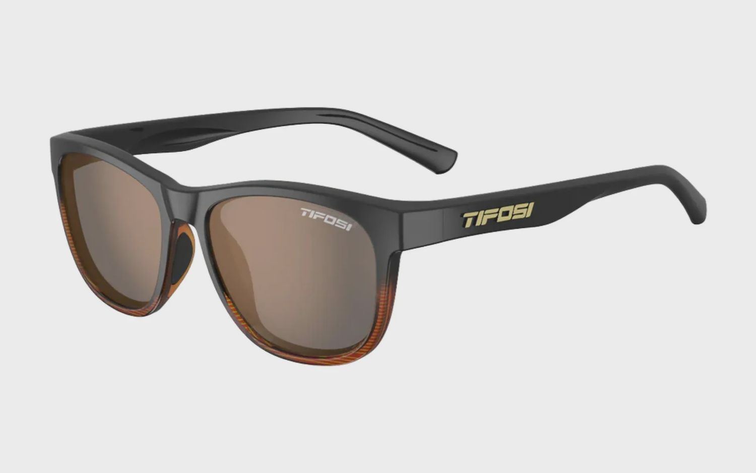 Tifosi Swank Single Lens Sunglasses, Colour: Brown Fade