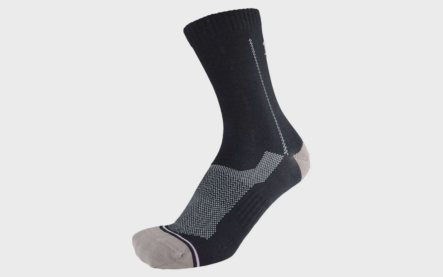 1000 Mile Women's All Terrain Sock, Colour: Black/Grey, Size: S UK 3-5.5