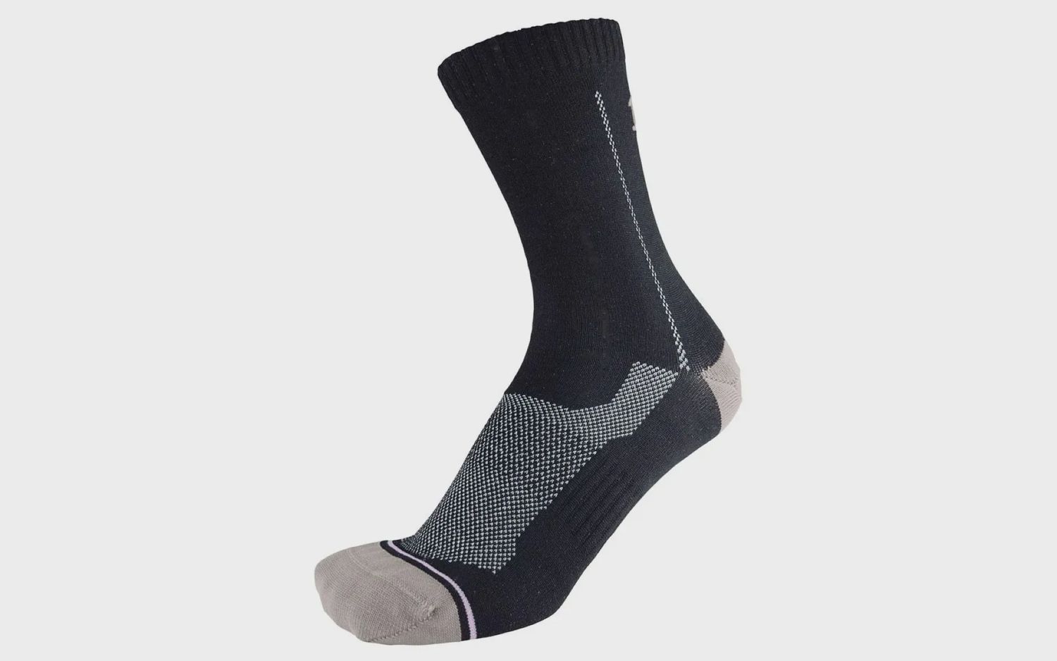 1000 Mile All Terrain Sock, Colour: Black/Grey, Size: M UK 6-8.5
