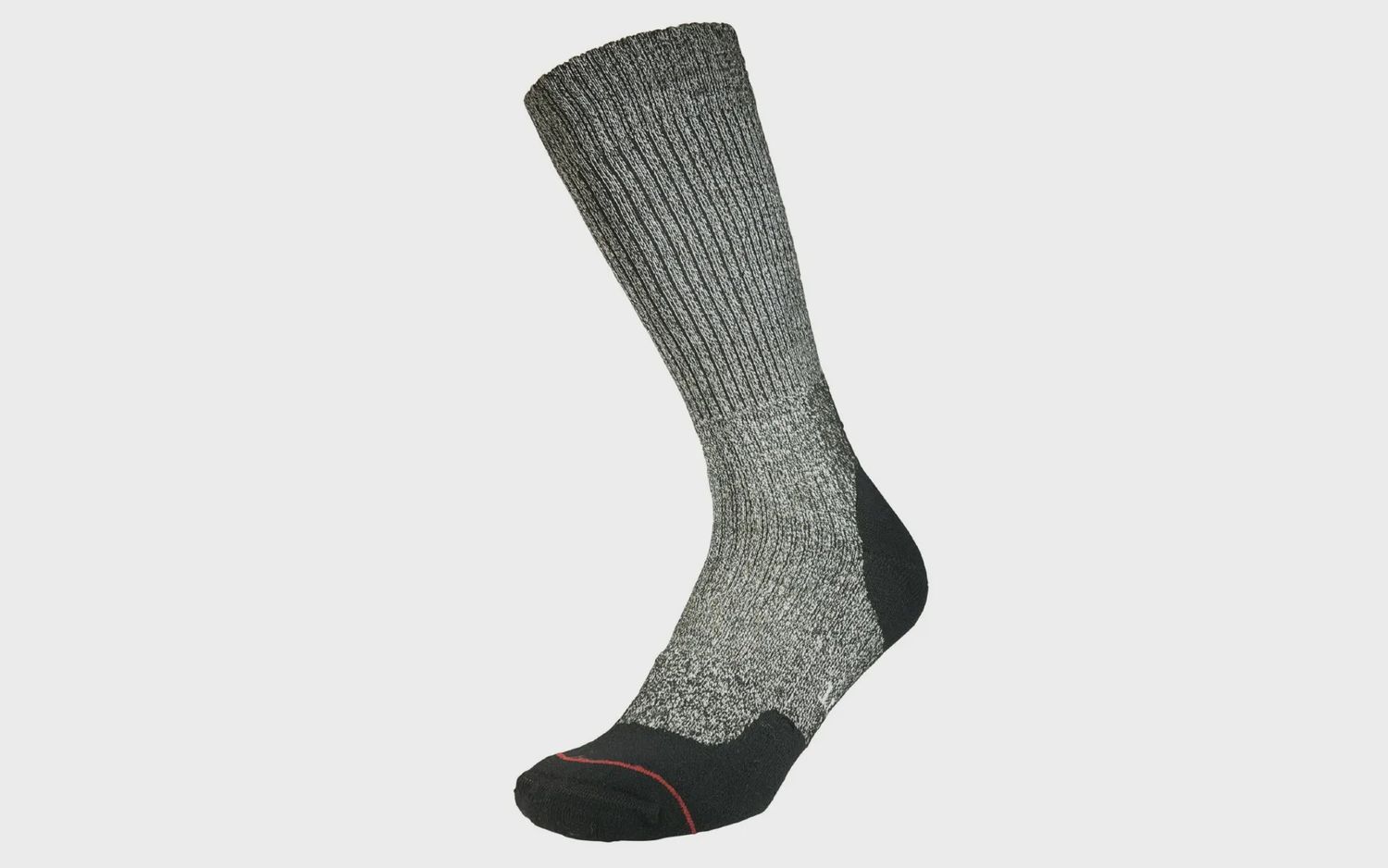 1000 Mile Fusion Repreve Walk Sock, Colour: Charcoal Marl/Black, Size: L UK 9-11.5