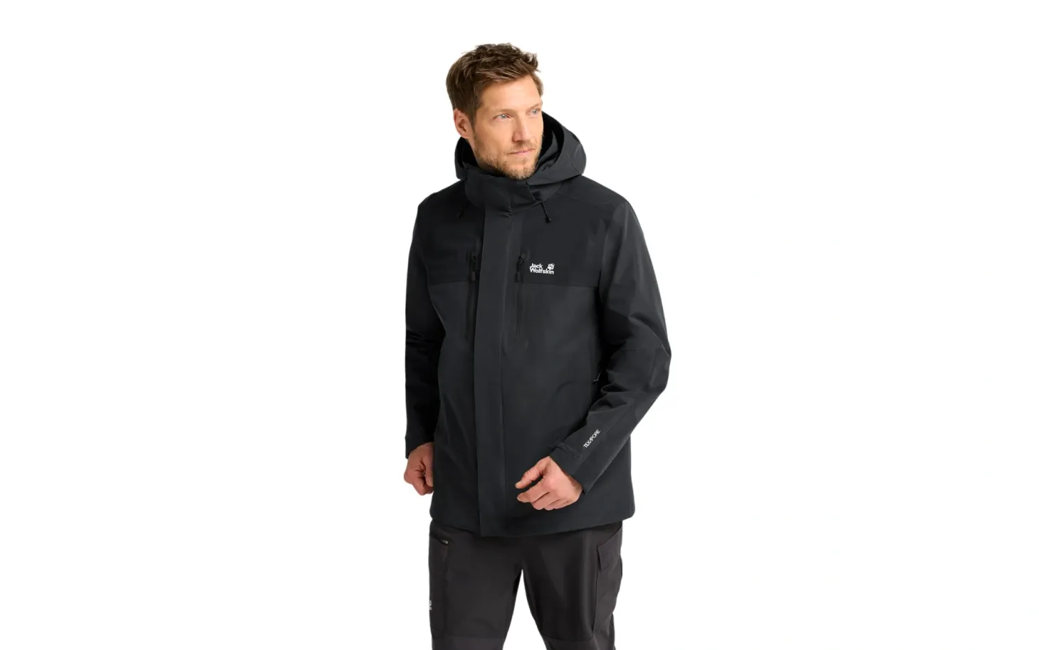 Jack Wolfskin Jasper Pro 2L Jacket, Colour: Phantom, Size: M
