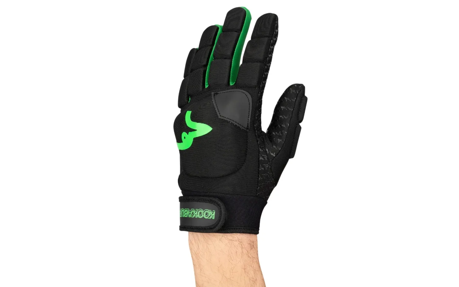 Kookaburra Clone Hockey Glove, Colour: Black, Size: XS