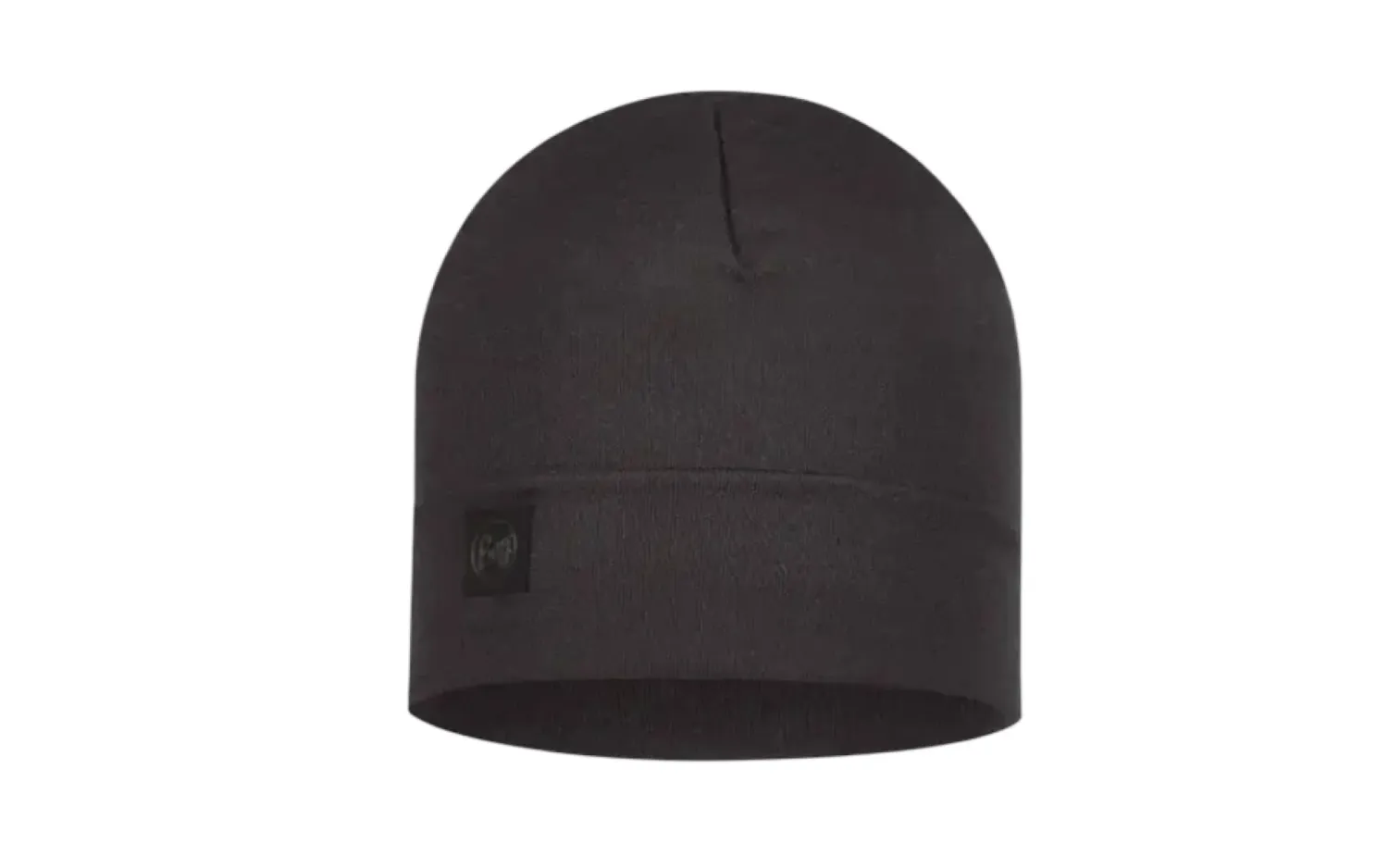 Buff Merino Heavyweight Beanie, Colour: Black