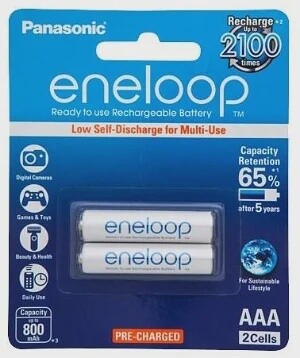 Panasonic Eneloop AAA (2 Pack)