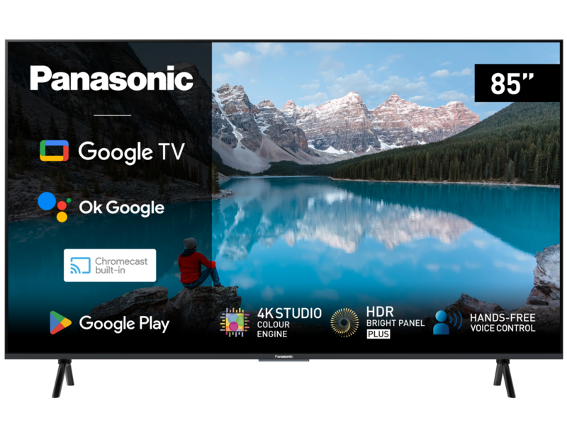 Panasonic TN-85W70AGZ 85 inch 4K LED TV with Google TV and Chromecast