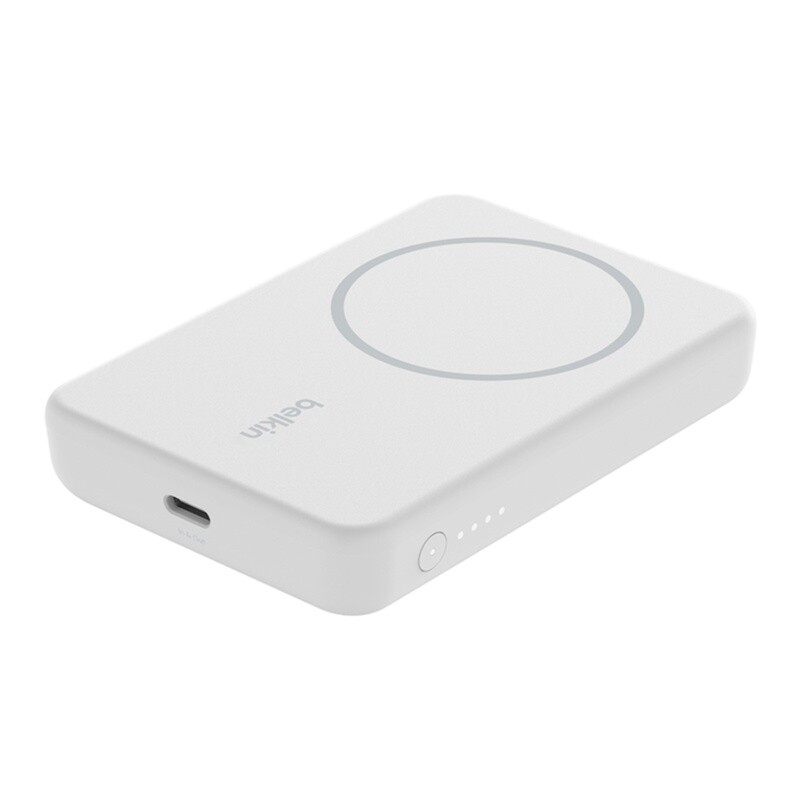 Belkin Wireless Power Bank 5K + Stand White