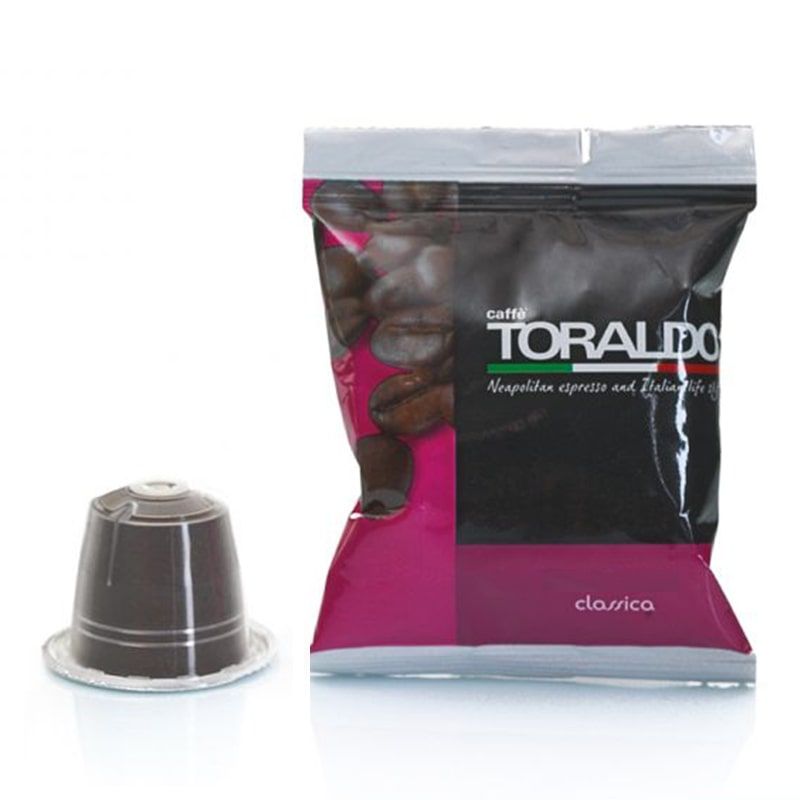 100 Capsule Toraldo miscela Classica compatibili Nespresso