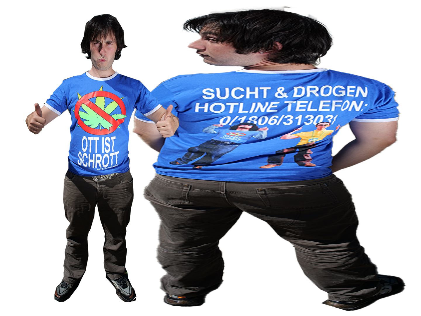 Sebastian der Saubere "OTT IST SCHROTT" Ringer Tee