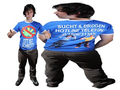 Sebastian der Saubere "OTT IST SCHROTT" Ringer Tee