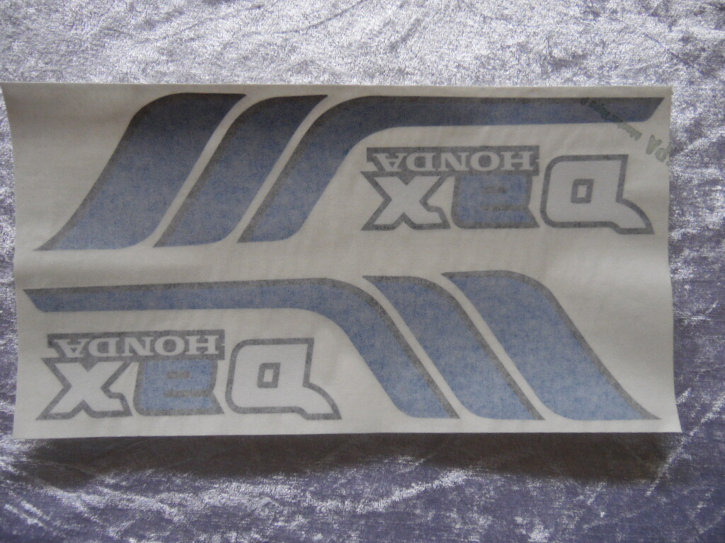 Rahmen Emblem Set Dax blau rechts und links