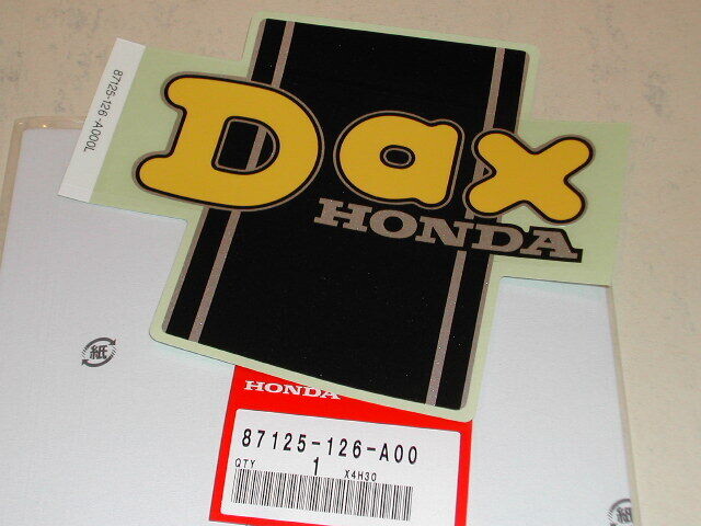 original Honda Dax Bauchbinde gelb links