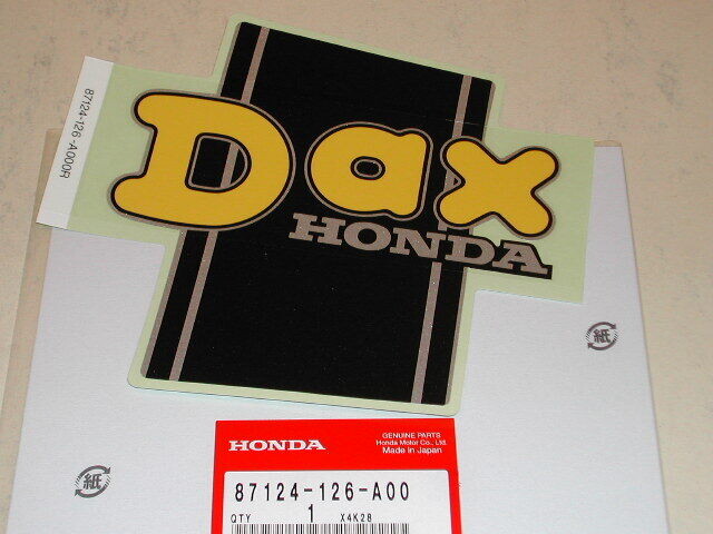 original Honda Dax Bauchbinde gelb rechts