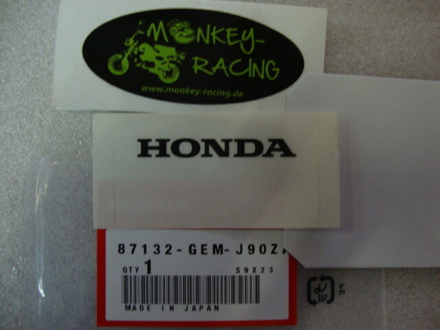 Aufkleber &quot;HONDA&quot; black 5x40mm