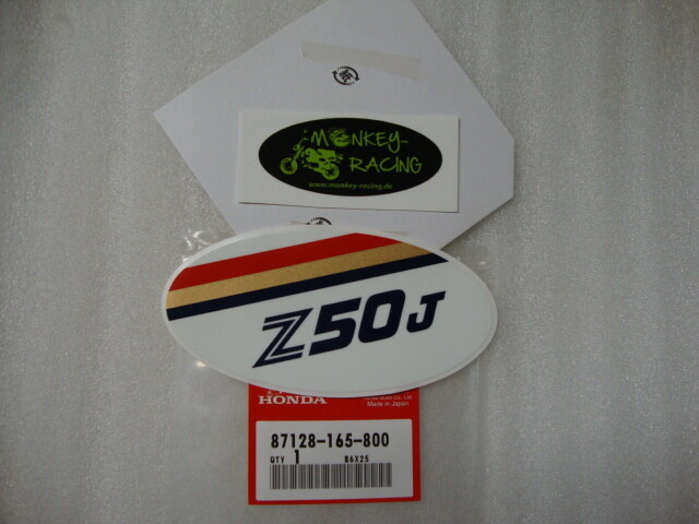 original Honda Monkey Aufkleber Z50J Rothmans Edition