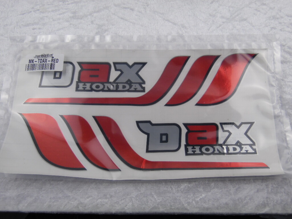 Rahmen Emblem Set Dax rot