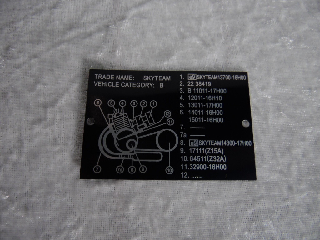Antimanipulationsplakette 125-6A SkyMax E-3