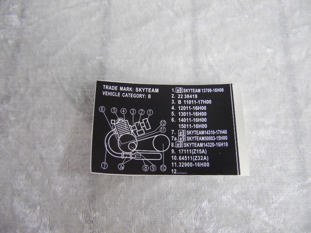 Antimanipulationsplakette ST50-6B SkyMax Pro 125/160 E-3