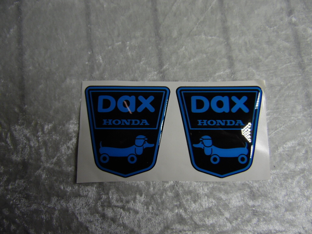 Funny Dog Sticker black/blue