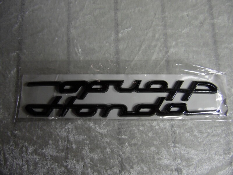 Honda Sticker Set 21cm lang in schwarz