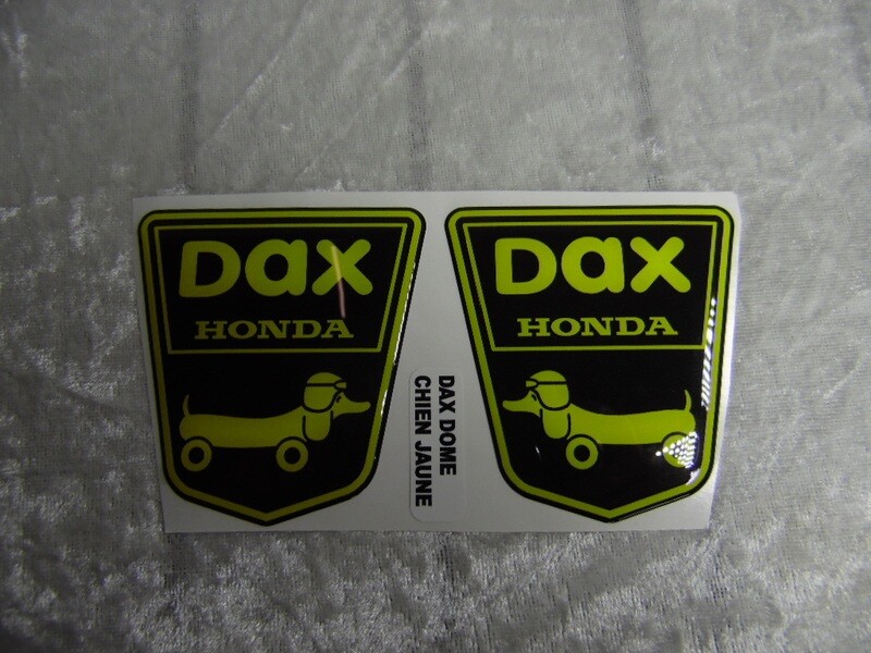 Funny Dog Sticker black/yellow