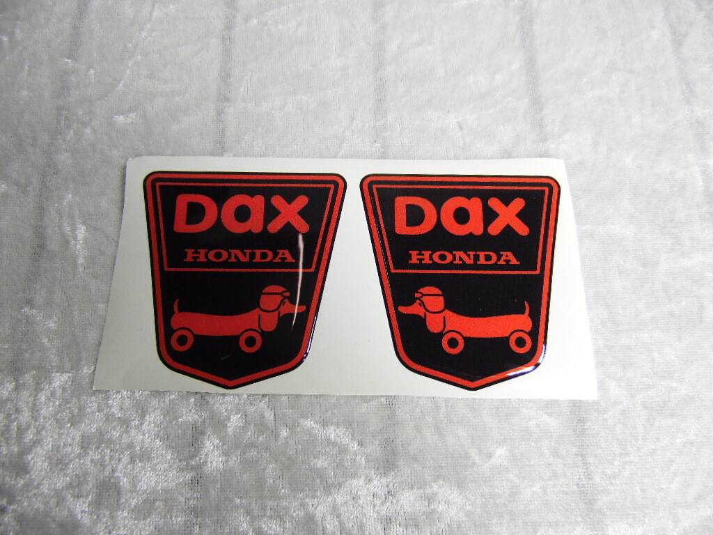 Funny Dog Sticker black/red