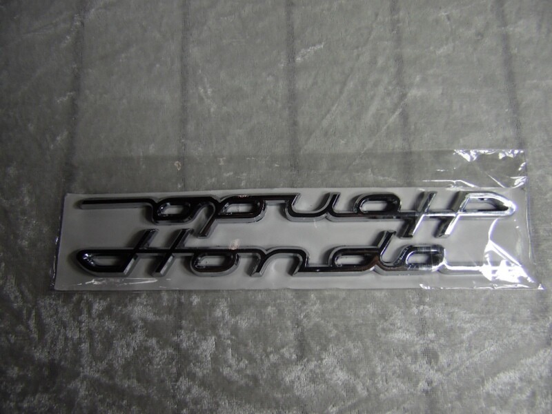 Honda Sticker Set 21cm lang in silber