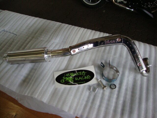 SkyTeam SykMini Club und Pro 125 Auspuff