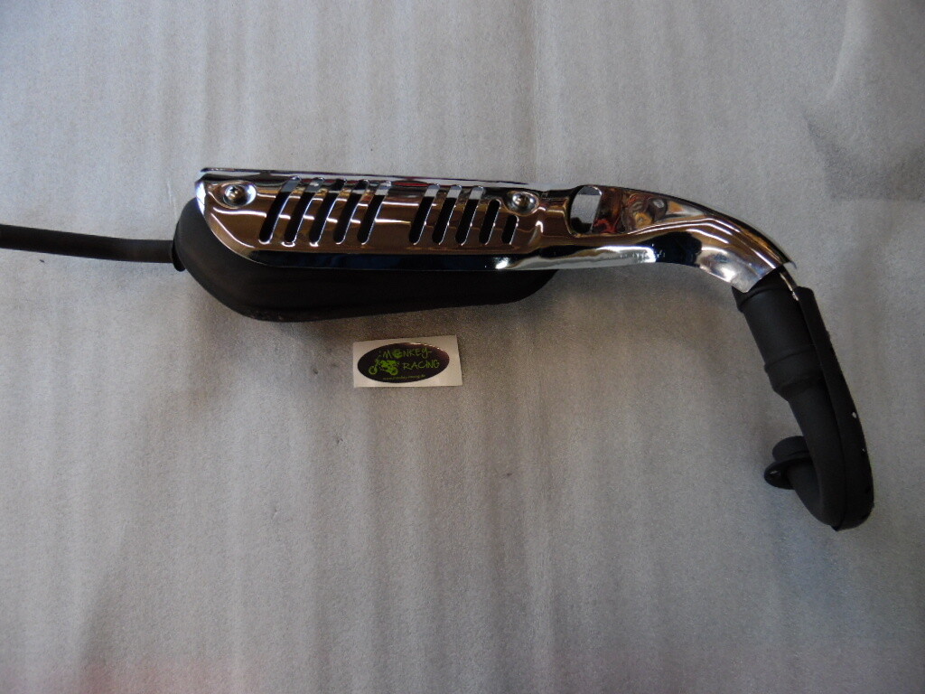 SkyTeam SykMini 125 Auspuffanlage Euro 3 mir chrom Blende