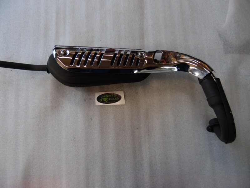 SkyTeam SykMini 125 Auspuffanlage Euro 3 mir chrom Blende