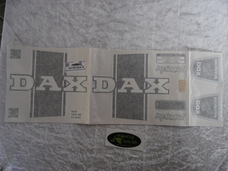 Aufkleber Bauchbinden Set Dax schwarz / weiß