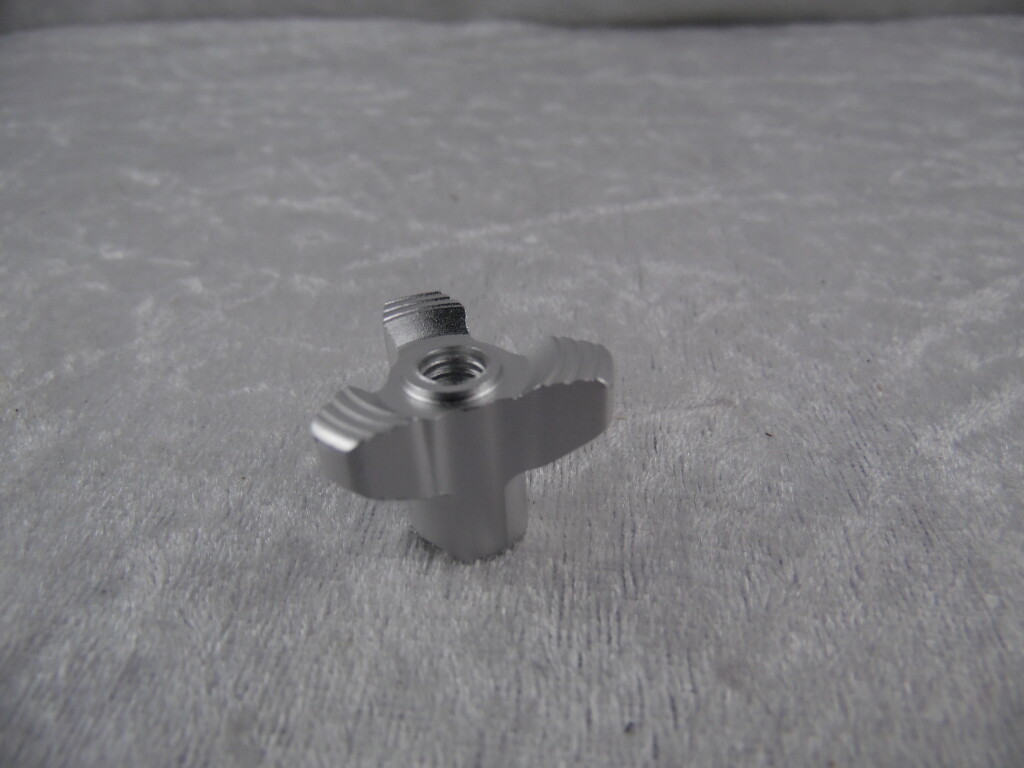 Einstellschraube Bremsgestänge Alu silber