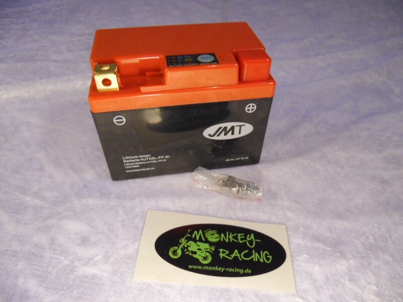 Batterie Lithium 12V 1,6Ah, 19,2Hh, 96A (CCA) entspricht einer 4Ah Batterie
