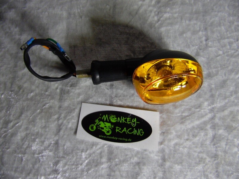 ​​Blinker Replika gelb vorne links mit E-Nummer
