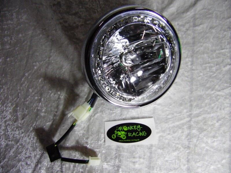 Scheinwerfereinsatz SkyMini Euro 4 mit LED Tagfahrlicht, mit E-Nummer