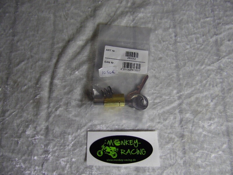 Lenkschloss / Honda / runder Zylinder + Feder, Länge 3,8mm