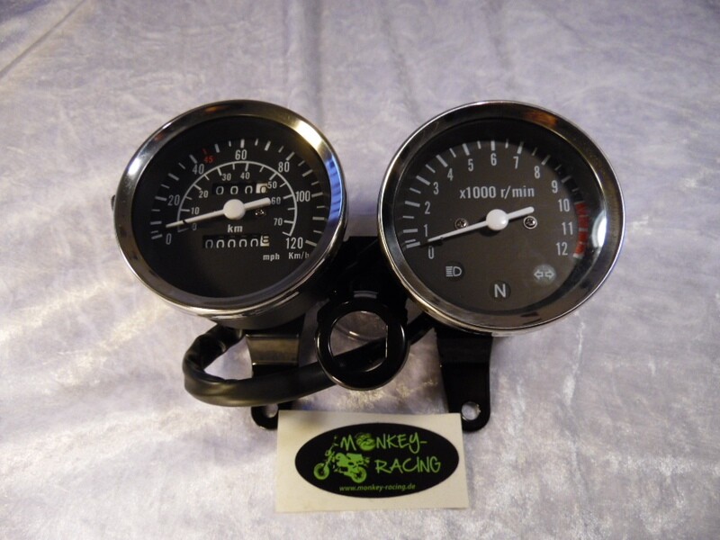 Instrumente PBR, Tachometer / Drehzahlmesser, 120 km/h