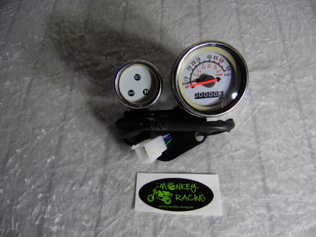 Tachometer / Anzeigenamatur inkl. Halter ACE 70 km/h