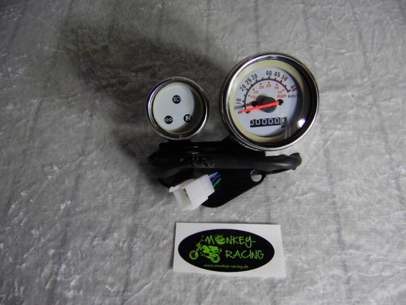 Tachometer / Anzeigenamatur inkl. Halter ACE 70 km/h
